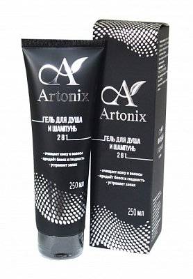 Купить онлайн Artonix гель для душа и шампунь 2 в 1, 250 мл в интернет-магазине Беришка с доставкой по Хабаровску и по России недорого.